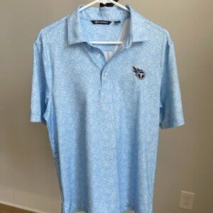 Cutter & Buck Men's Tennessee Titans Polo Blue Medium